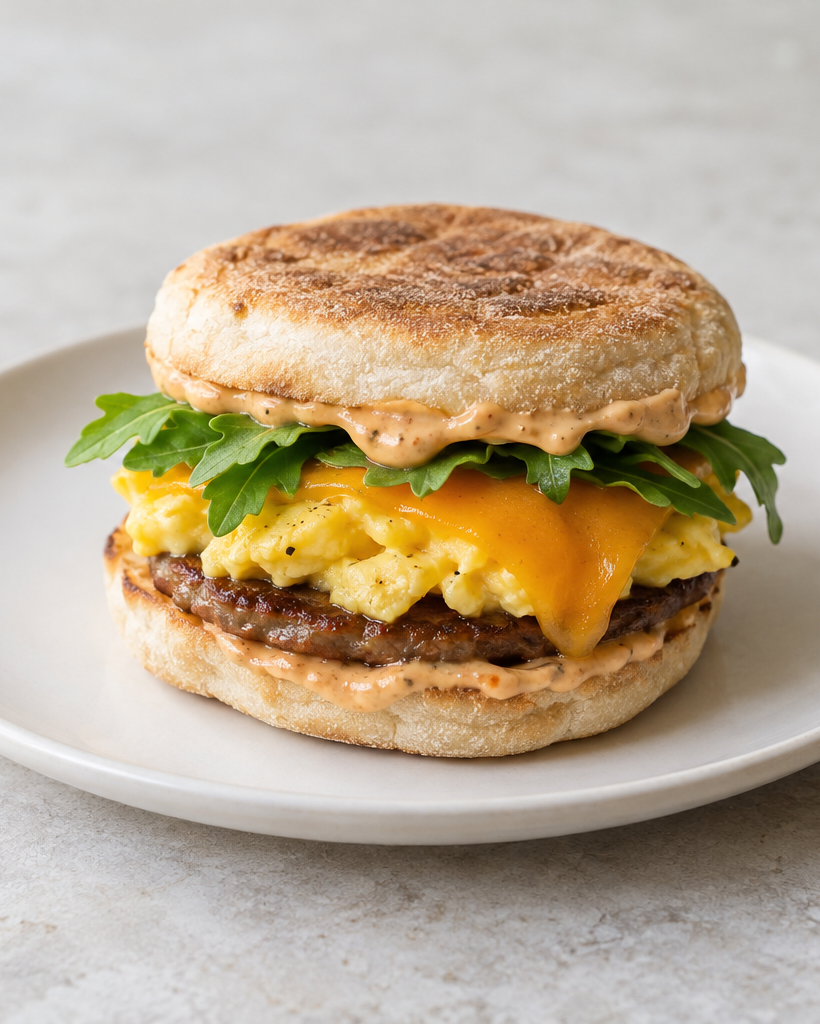 HOUSE SAUCE BREAKFAST SANDWICH