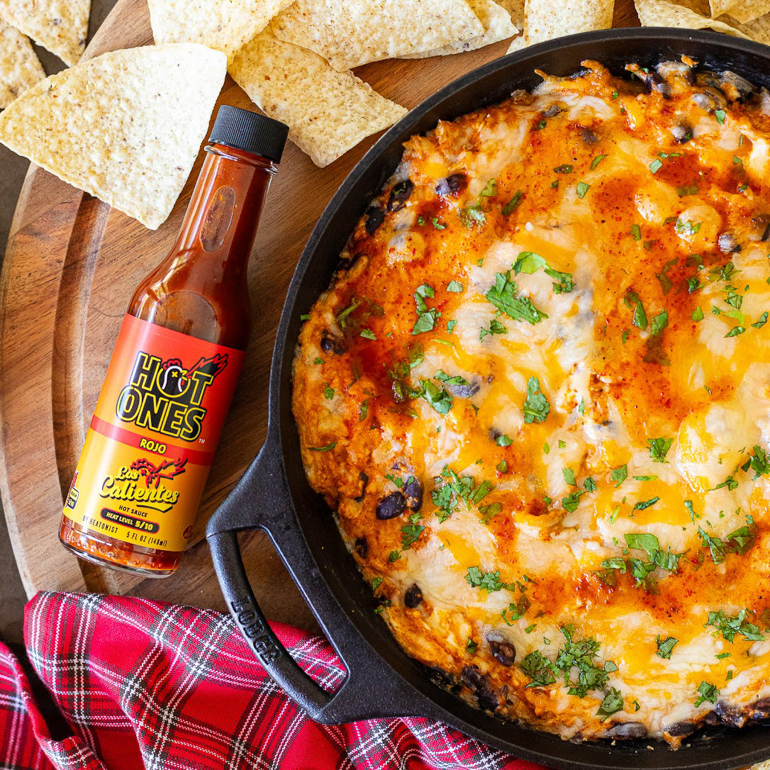 Hot Ones Los Calientes Rojo Chicken Enchilada Dip by I Heart Publix