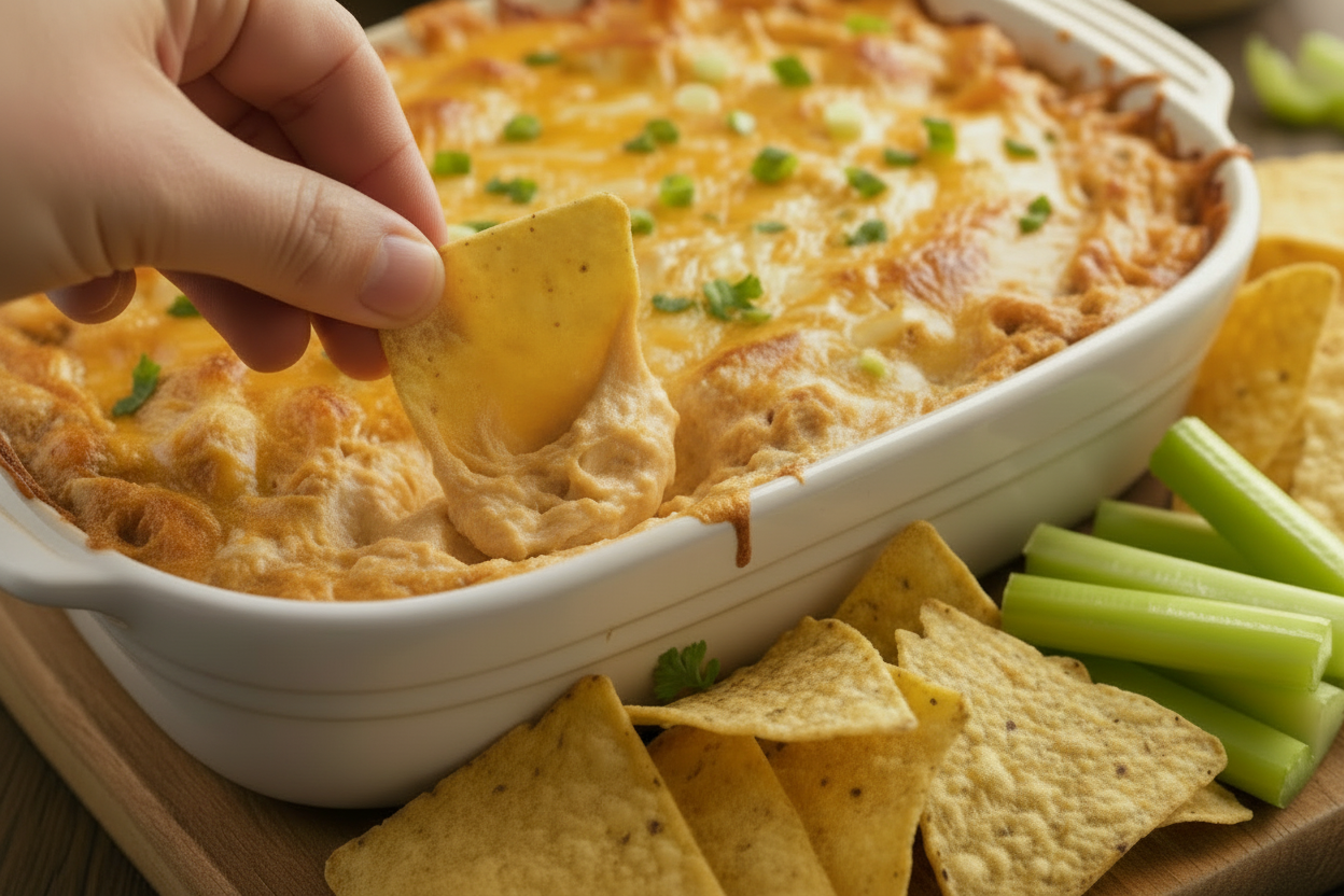 Hot Ones Camera Guy Bill’s Buffalo Chicken Wing Dip