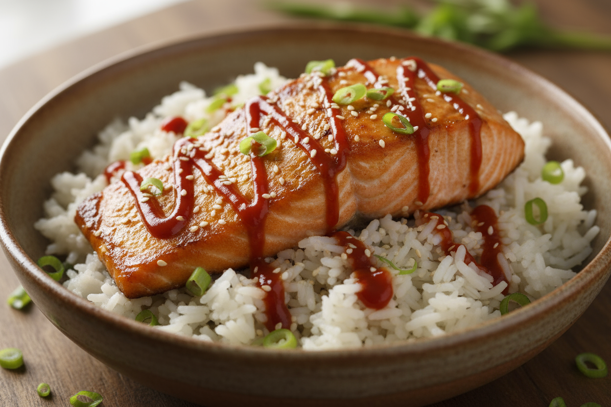 Hot Ones Pickled Garlic Sriracha Honey Salmon